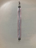 Silver Stripe Ribbon Bracelet
