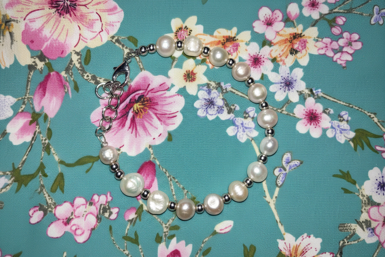 Copper and Pearl set
