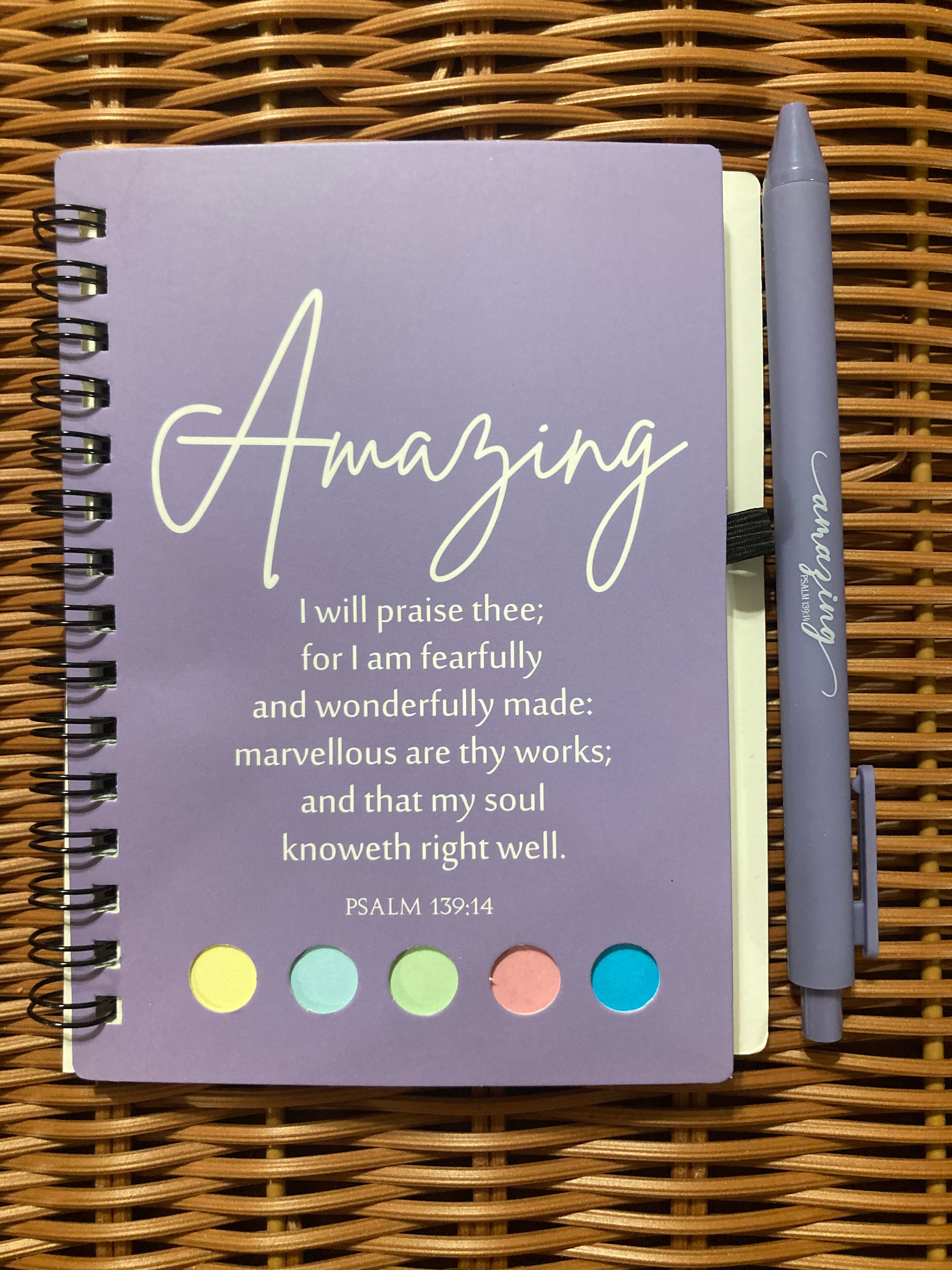 Small Bible Verse Journal Set