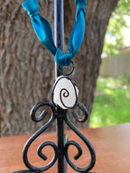 Ribbon and Quartz Necklace