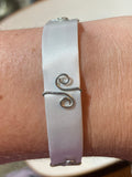 White Ribbon Bracelet