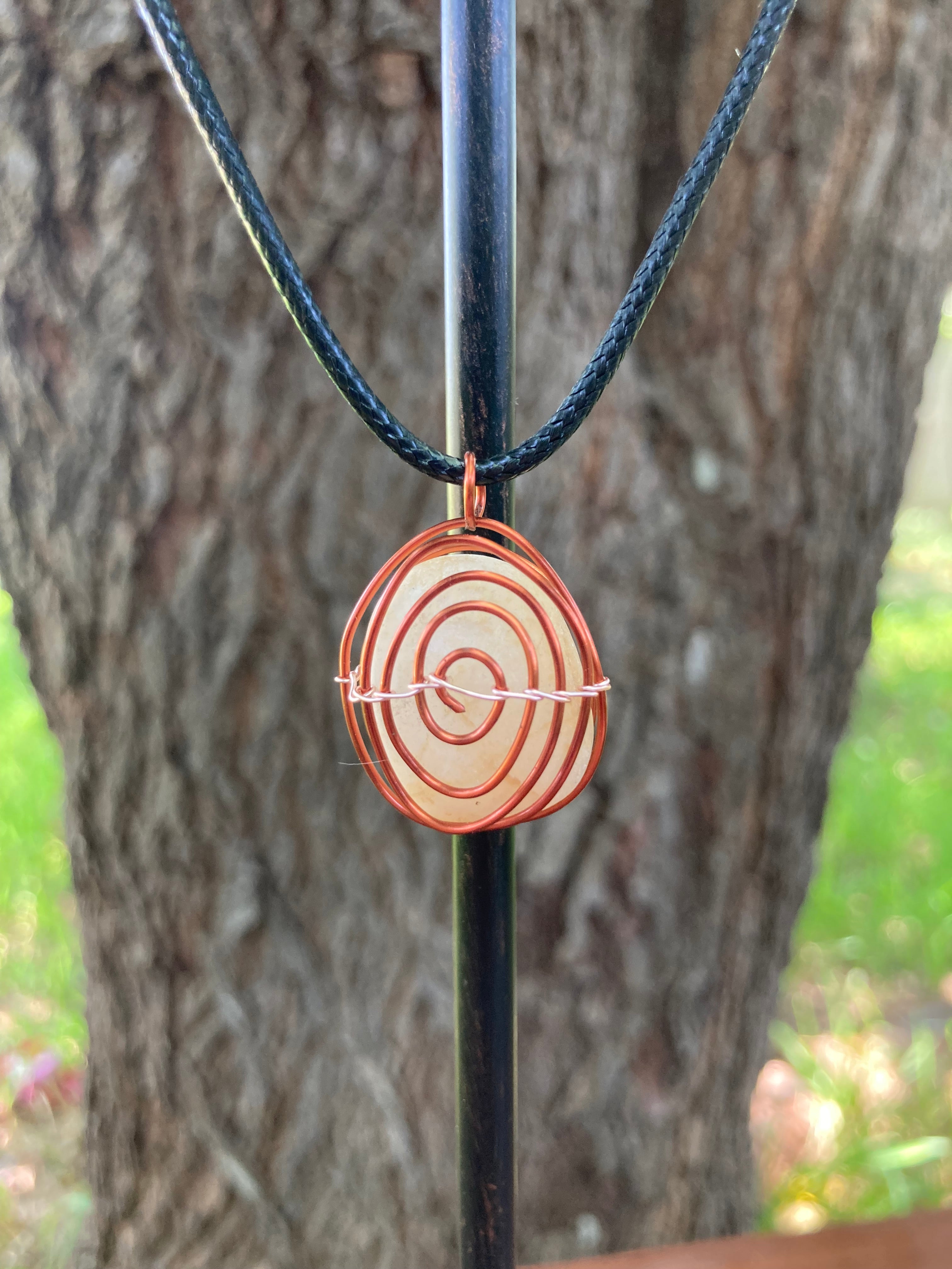 Swirl Cage Necklace