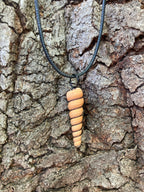 Black on Shell Necklace