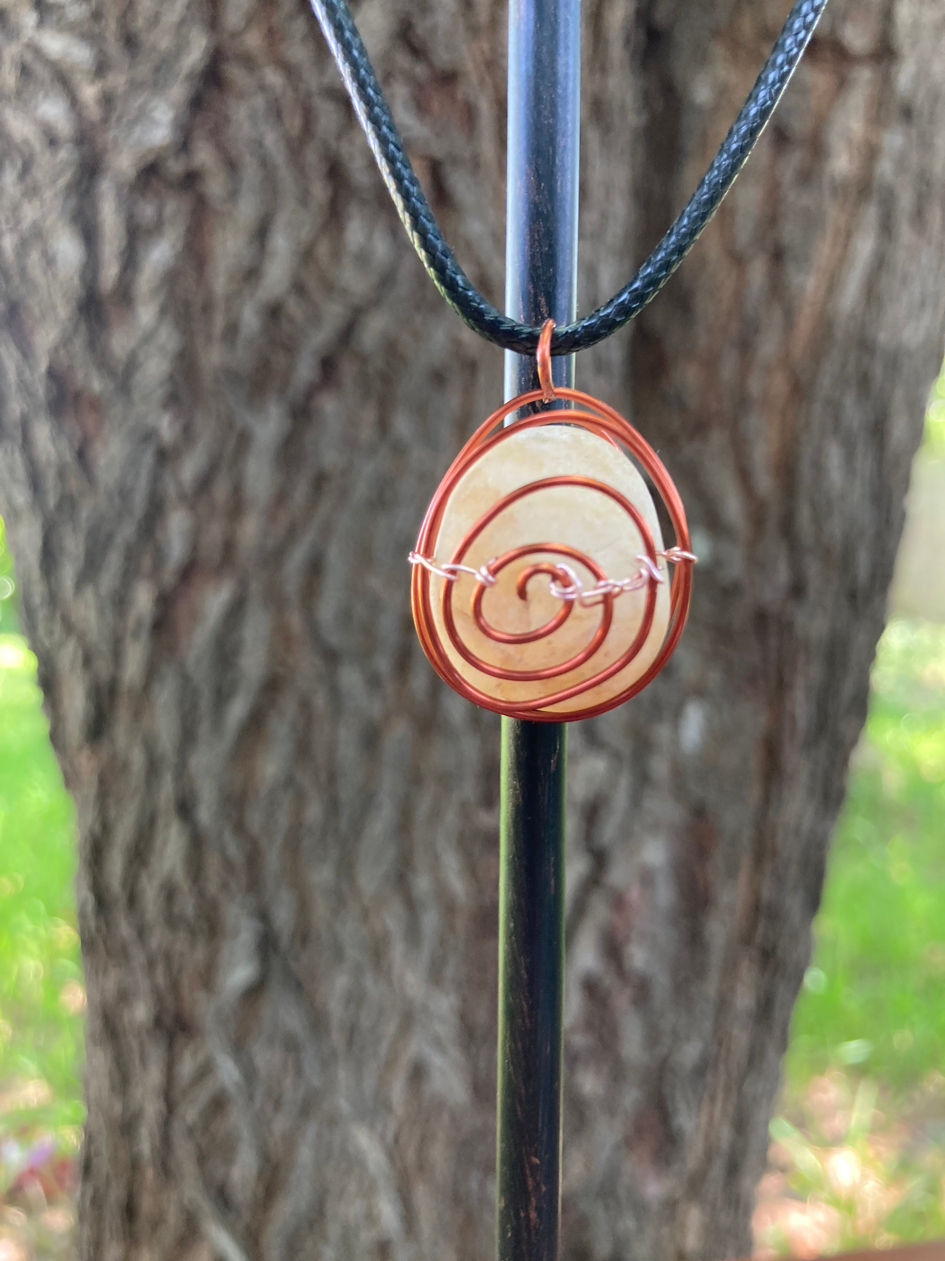 Swirl Cage Necklace