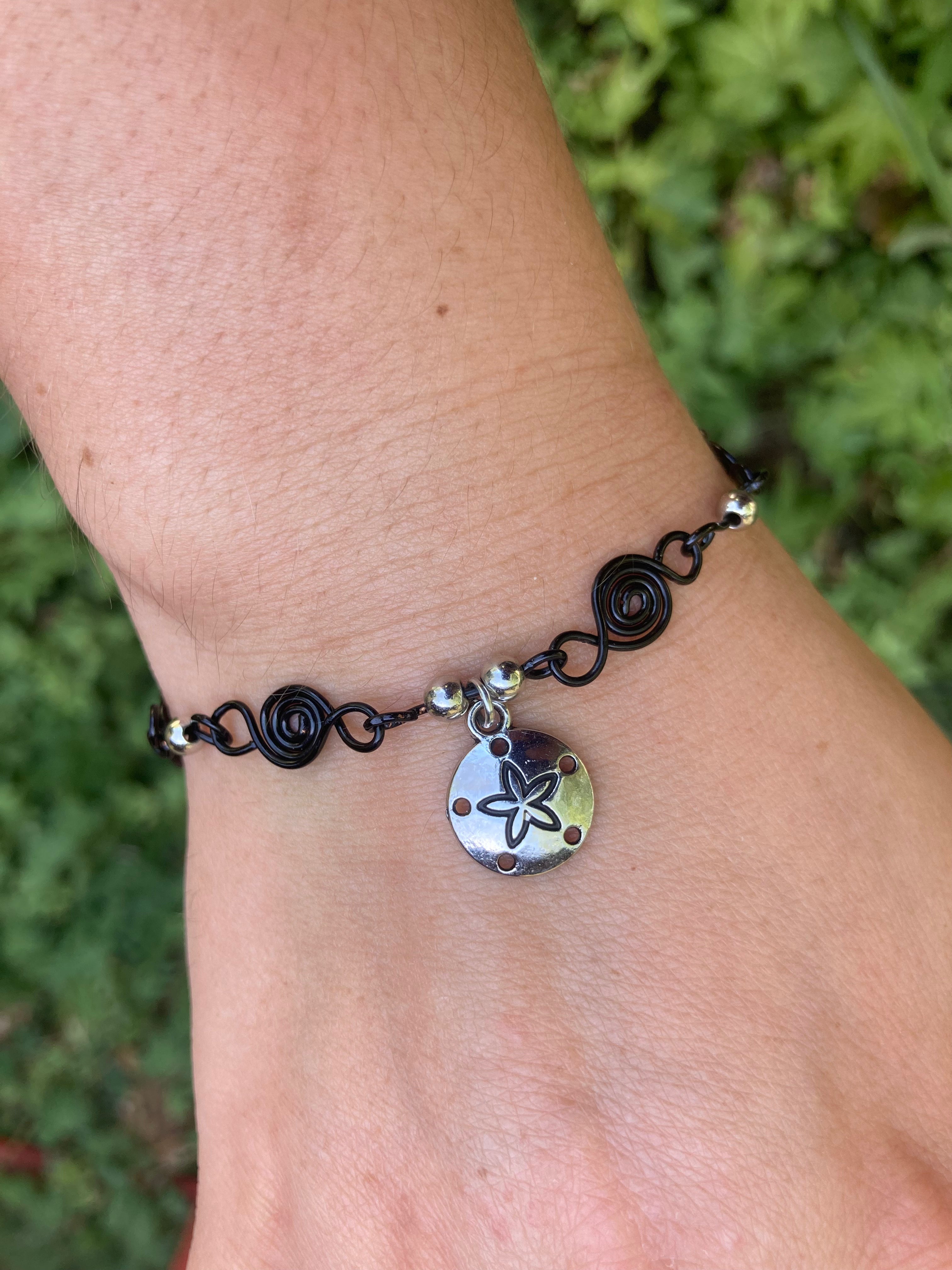 Black Swirl Bracelet